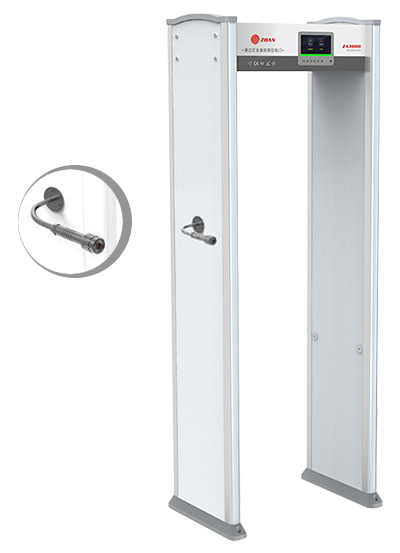 temperature and metal detector machine
